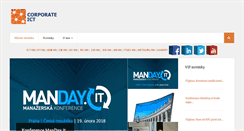 Desktop Screenshot of corporateict.cz